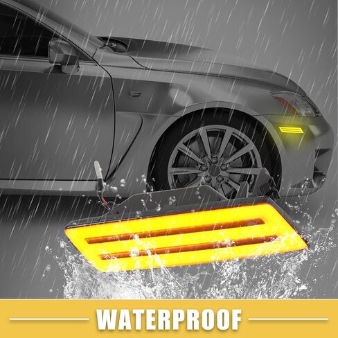 LED الجانب ماركر ضوء 1K5 945 071A السائق الأمامي الركاب بدوره أضواء الإشارة الحاجز مصابيح Sidemarker لفولكس واجن الأسود عدسة العنبر LED ضوء 1 زوج in Saudi Arabia