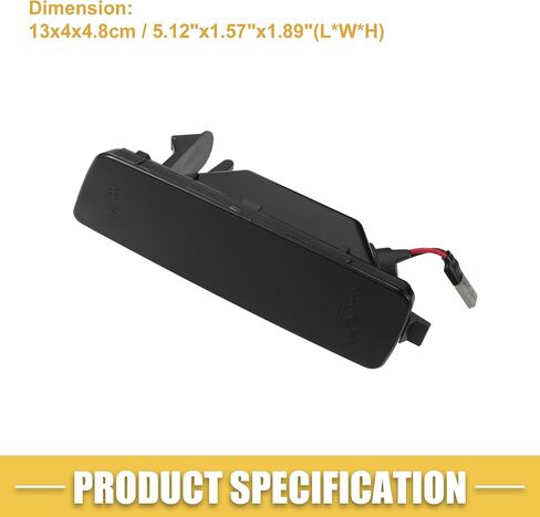 LED الجانب ماركر ضوء 1K5 945 071A السائق الأمامي الركاب بدوره أضواء الإشارة الحاجز مصابيح Sidemarker لفولكس واجن الأسود عدسة العنبر LED ضوء 1 زوج in Saudi Arabia
