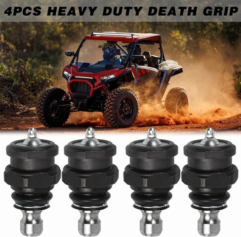 4PCS Heavy Duty Death Grip Replacement Ball Joint Package Compatible with 2014-2024 Polaris RZR XP 4 Turbo 1000 EPS PRO XP Replaces KRZRBJ10 in Saudi Arabia