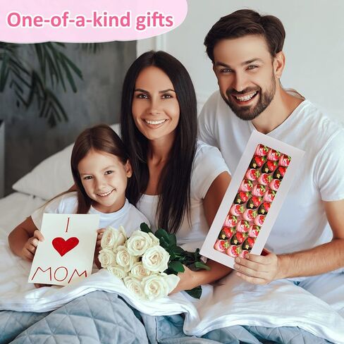 50 عبوة من علب البسكويت مقاس 40.64 سم × 16.5 سم × 6.35 سم مع نافذة، صناديق مخبوزات طويلة، صناديق حلوى منبثقة تلقائيًا لنبيذ عيد الحب، الماكارون، الفراولة، الشوكولاتة، الكعك، المعجنات in Kuwait