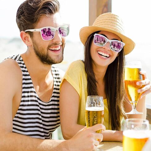 Vintage Sunglasses for Men & Women, Retro Eyewear with Non-slip Flexible Frame, Polarized/Non-Polarized Lens UV Protection in Kuwait