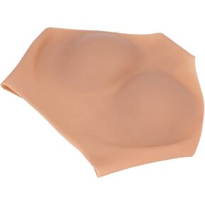 Generic Silicone Butt Lifter Seamless Butt Enhancer Panties Hip Shaper Touch Padded for Swimsuits (Dark Skin Tone)