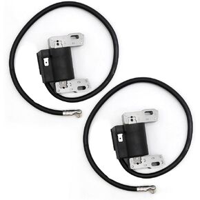 2Pcs Ignition Coil Pack Replacement for Brigs-Straton Intek V-Twin 18-22HP Engine, Replaces 592846 18-22HP 799651 691060 401577