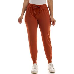 Zac & Rachel Women's Pull on Jogger Pant with Tie Front and Side Pockets