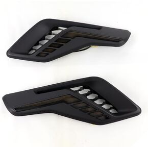 Front Side Marker Lights Sequential Amber LED Turn Signal Light For Ford Raptor F150 2022 2023 Switchback White/Amber DRL Fog Lamp Replace OEM Sidemarker