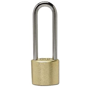 1722B 1 C 4340 117 17227 3" Steel Shackle Padlock with Tag