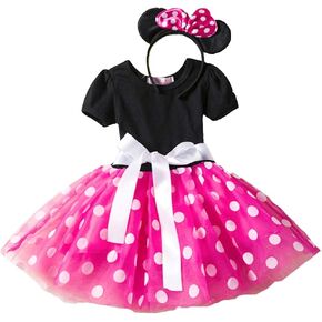 Toddler Girls Tutu Princess Dress - Vintage Polka Dot Unicorn Birthday Party Wedding Outfit Fancy Polka Ballet Dress Skirt