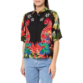 Desigual Women's Woman Woven Shirt Short Sleeve