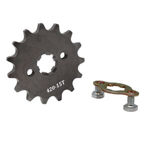 420 15Tooth 17mm Front Counter Sprocket 15T Pit Dirt Bike ATV YX SDG Taotao Lifan Coolster 50cc 70cc 110cc 125cc