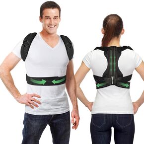 Posture Corrector for Women and Men,Adjustable Back Support and Corrector, Shoulders, Neck, Collarbone and More (Large)
