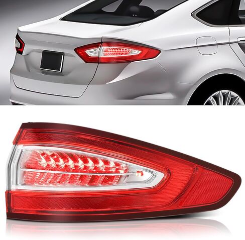 مجموعات مصابيح خلفية للسيارات مناسبة لـ 2013-2016 2013 2014 2015 2016 Ford Fusion S SE مصباح مكبح خلفي الجانب الأيمن الخارجي للراكب مع لمبة LED in Kuwait