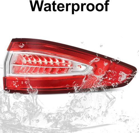 مجموعات مصابيح خلفية للسيارات مناسبة لـ 2013-2016 2013 2014 2015 2016 Ford Fusion S SE مصباح مكبح خلفي الجانب الأيمن الخارجي للراكب مع لمبة LED in Kuwait