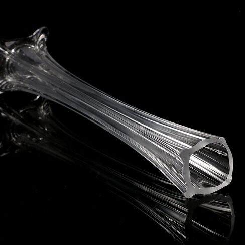 8 Pcs Eiffel Tower Vase Bulk 23.6 Inch Tall Skinny Vases Glass Clear Tower Vases Centerpiece Tall Glass Vases with Sturdy Base for Wedding Floral Decoration Event Home Supplies, Arts Crafts in Saudi Arabia