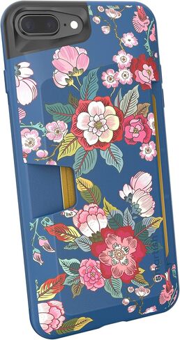 حافظة محفظة Smartish iPhone 7 Plus / 8 Plus - Wallet Slayer Vol.1 [رفيعة + واقية + قبضة] حامل بطاقة ائتمان لهاتف Apple iPhone 8 Plus / 7 Plus (حريري) - نكهة الشهر in Kuwait