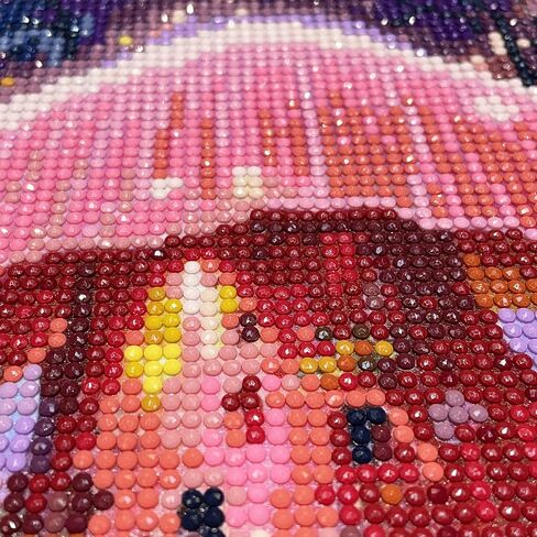 CEOVR 5D Diamond Painting Kits, Mushrooms Diamond Art Kits for Adults, Full Drill Fairy Tale Castle Diamond Painting Kits for Beginner Crystal Picture Art for Home Wall Decor 12x16 inch in Saudi Arabia