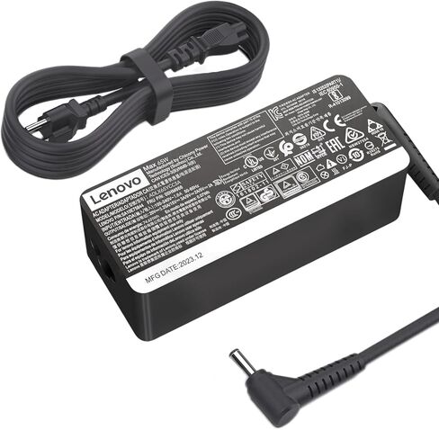 65W AC Charger fit for Lenovo IdeaPad 3 5 Flex 4 5 6 1470 1480 1570 1580 Ideapad 110 110s 310 320 330 330s 510 520 530s 710s S145 S340 Yoga 710 Chromebook N22 N23 20V 3.25A Laptop Adapter Power Cord in Saudi Arabia