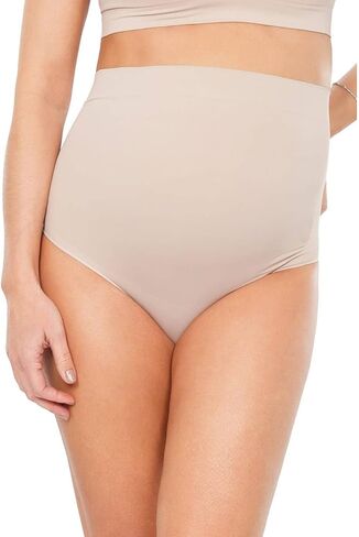 PLIE Pregnancy Panties for Women, Full Coverage High Waist Underwear, Light Compression, Over The Belly Style in Kuwait