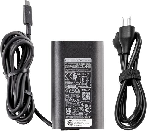 الأصلي 45 واط USB C نوع C التيار المتناوب شاحن الكمبيوتر المحمول لديل XPS 12 13 9350 9360 9365 9370 9380 7390 9310 2 في 1 خط العرض 5175 7370 5285 7275 5290-2in1 AA45NM150 محول سلك التيار الكهربائي in Kuwait