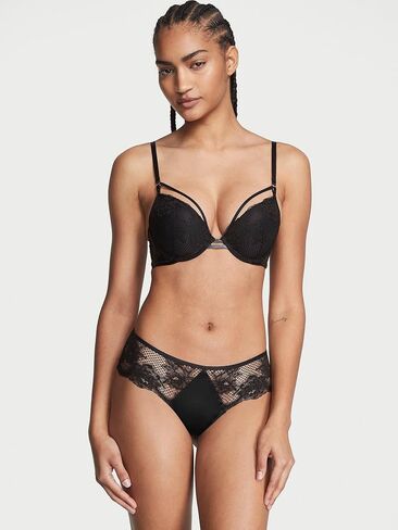 Victoria's Secret Lace Floral Keyhole Back Cutout Cheeky Panty, Underwear for Women (XS-XXL) in Saudi Arabia