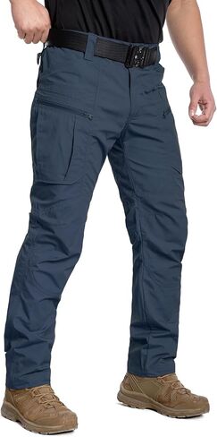 CARWORNIC Men's Lightweight Tactical Pants Ripstop Military Cargo Pants Water Resistant Outdoor Hiking Work Pants in Saudi Arabia