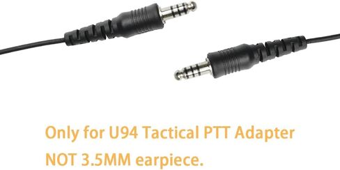 Behind The Head Over Earpiece for U94 Tactical PTT Adapter Walkie Talkie Headset with Boom Mic in Saudi Arabia