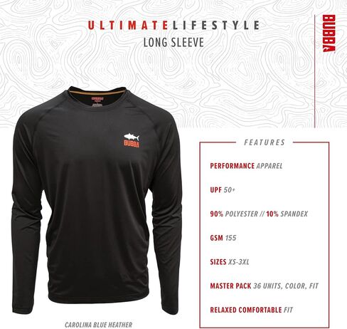 BUBBA Ultimate Lifestyle Performance Long Sleeve Shirt in Saudi Arabia