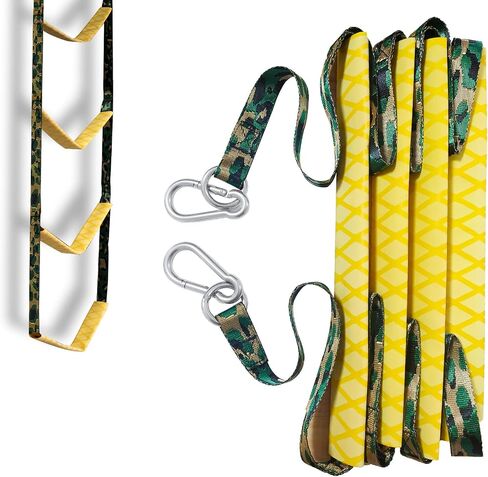 KXKZREN Boat Ladder 4 Steps Portable Rope Boarding Ladder Swim Ladder for Boat Pontoon Kayak Motorboat Canoeing Sailboat, Outdoor Climbing Ladders in Saudi Arabia