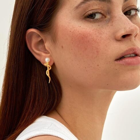 MTMY Dainty Gold Stud Earring for Women 14K Gold Plated Tiny Charm Cubic Zirconia Studs Earrings Cute Simple Earrings Jewelry Gift for Her in Saudi Arabia