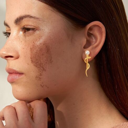 MTMY Dainty Gold Stud Earring for Women 14K Gold Plated Tiny Charm Cubic Zirconia Studs Earrings Cute Simple Earrings Jewelry Gift for Her in Saudi Arabia