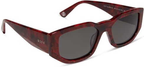 DIFF Star Wars Darth Maul نظارات شمسية مستطيلة للرجال والنساء حماية مستقطبة من الأشعة فوق البنفسجية 400، رخامي سيث أسود داثومير أحمر رمادي فلكي in Kuwait