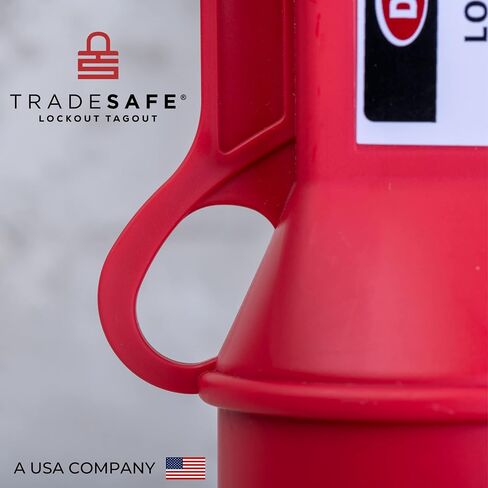 TRADESAFE Pin and Sleeve Socket Lockout Device - Electrical Lockout Tagout for Pin and Sleeve Receptacles, 2 ⁷⁄₈" Diameter, Loto Device for Lock Out Tag Out Procedures in Kuwait