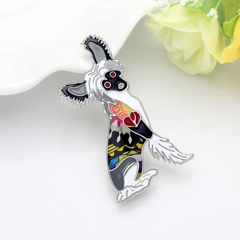 NEWEI Enamel Cute Dog Brooch Pins for Women Girls Hat Jacket Decoration in Kuwait