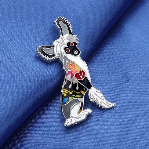 NEWEI Enamel Cute Dog Brooch Pins for Women Girls Hat Jacket Decoration in Kuwait