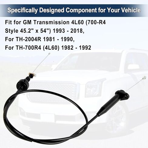 كابل تثبيت جديد للتلفزيون K65552 مناسب لنقل GM 4L60 (700-R4 Style 45.2" x 54") 1993-2018، TH-700R4 (4L60) 1982-1992، TH-2004R 1981-1990،4L60E (700-R4 Style) in Kuwait