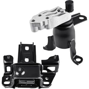 JDMON 2Pcs Engine Motor Mount & Transmission Mount Kit Replacement for Mazda 2 2011 2012 2013 2014 1.5L, Auto Trans Compatible with A4429, A4430, D65239060H, DR6239070C