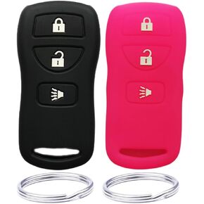 Silicone rubber smart Key Fob Cover for Nissan KBRASTU15 CWTWB1U733