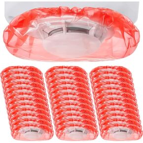 36 Pcs Smoke Detector Cover Smoke Alarm Dust Paint Cover Fire Alarm Cover for Home, Red