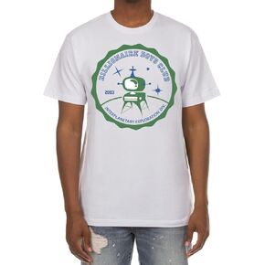 Billionaire Boys Club Clothing Men T-Shirt BB Contact Screen Printed Short Sleeve Crew Neck Tee