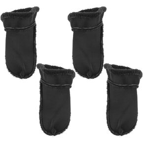 NOLITOY 2 Pairs Furry Liners Insoles Winter Fur Insert Shoe Liners Sole Warm Removable Furry Liners House Slippers Fleece for Outdoor Indoor 39-40