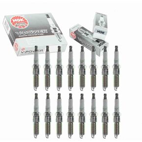 Sixity Auto 16 pc NGK V-Power Spark Plugs compatible with Chrysler Aspen 5.7L V8 2007-2008