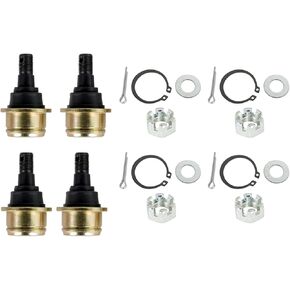 WFLNHB 4 Pcs Ball Joint Replacement for Yamaha 350 400 450 660 700 Big Bear 400 YFM4 Rhino Kodiak Bruin Wolverine 37S-23549-01-00 37S-23549-00-00 5FU-F3549-00-00