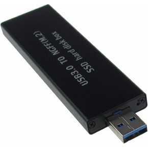 USB 3.1 Type C to M.2 NGFF SATA SSD Hard Disk Case Enclosure 2230/2242/2260/2280
