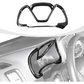 Dashboard Panel Trim, Center Console Dash Board Cover Compatible with 2014-2023 Chevy Colorado & 2014-2022 GMC-Canyon Carbon Fiber Interior Accessories