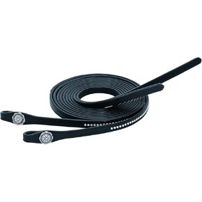 Weaver Leather Back in Split Reins, Black, Small