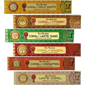 Hari Darshan Handcrafted Premium Incense Sticks Gift Set Includes 6 Fragrances X 15 Sticks Total of 90 Sticks