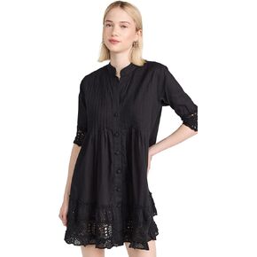 Shoshanna Women's Standard Eyelet Lace Mini Coverup