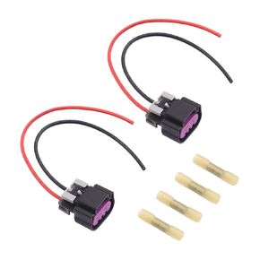 2Pcs 13580874 Electric Wiring Harness Connector 88987983 for Trucks Escalade Malibu Avalanche Silverado Suburban Sierra Yukon Multi-Purpose Electric Fan Pigtail Connector