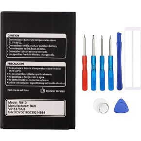 New Rechargeable Battery R910 Compatible with Franklin Wireless V515176AR Mobile Hotspot with tools
