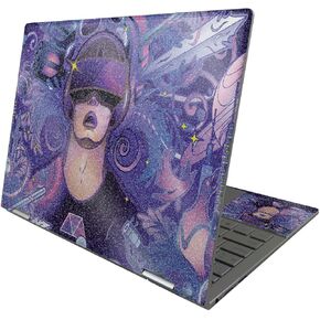 MightySkins Glossy Glitter Skin Compatible with HP Envy x360 13" (2022) - VR Dream | Protective, Durable High-Gloss Glitter Finish | Easy to Apply, Remove, and Change Styles | Made in The USA