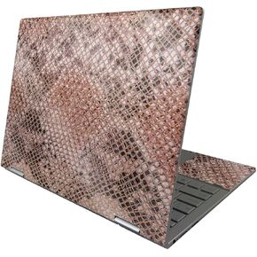 MightySkins Glossy Glitter Skin Compatible with HP Envy x360 13" (2022) - Rattler Back | Protective, Durable High-Gloss Glitter Finish | Easy to Apply, Remove, and Change Styles | Made in The USA